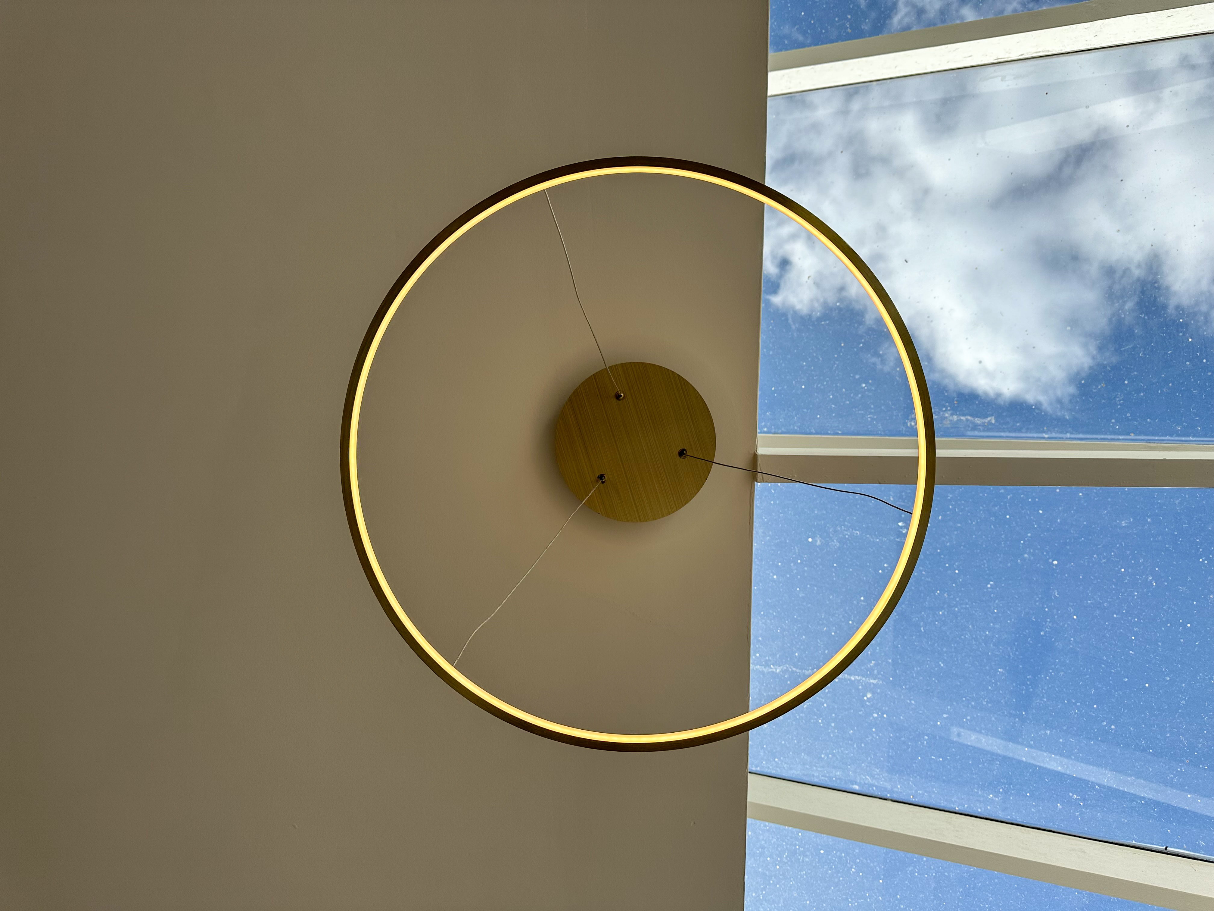 Industrial lighting setup